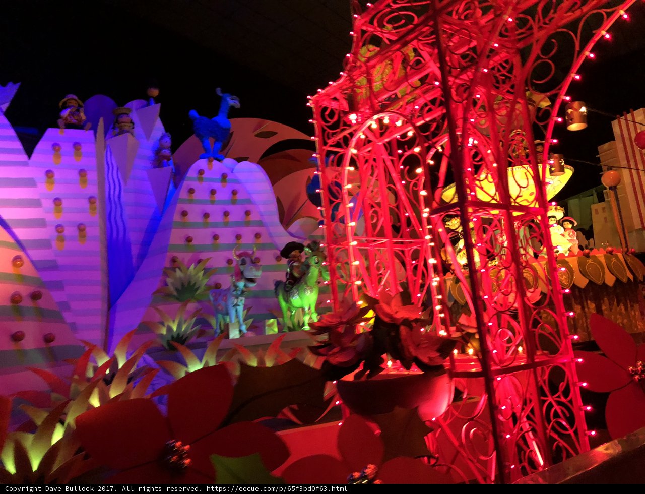 Illuminated Festivities at Disneyland's Holiday Village