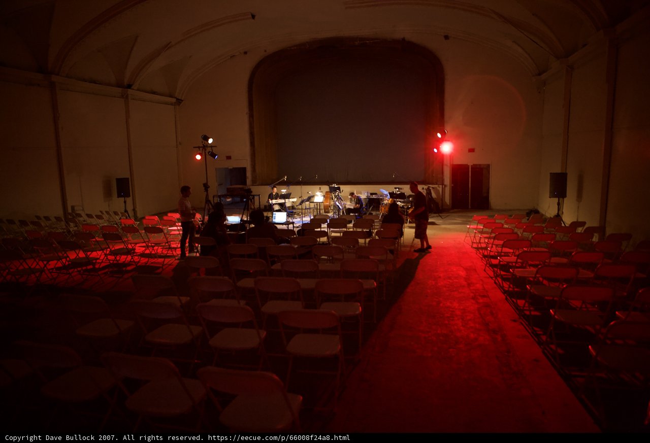 Theater Stage in an Auditorium