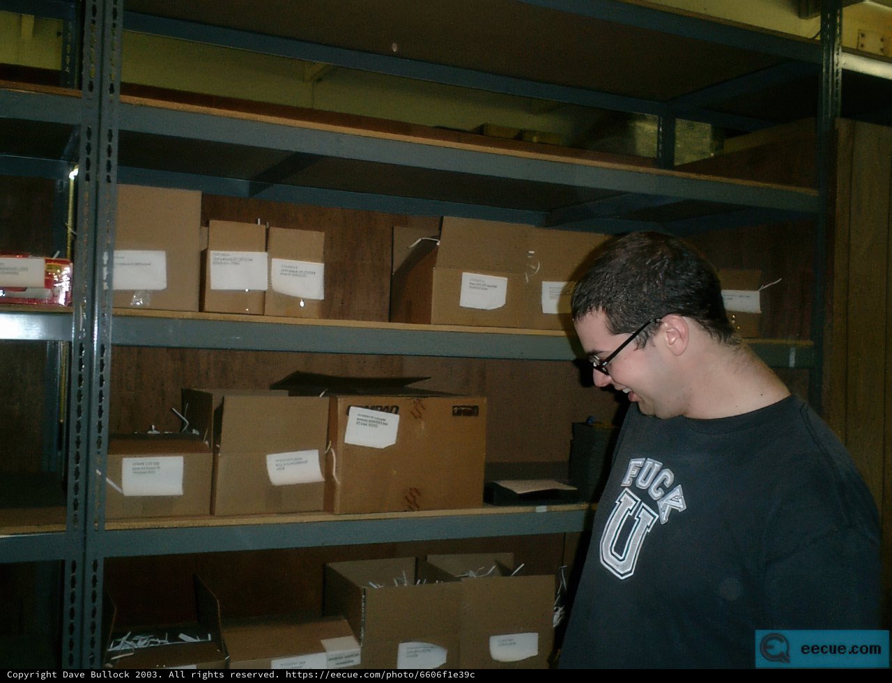 Dave B in the Warehouse