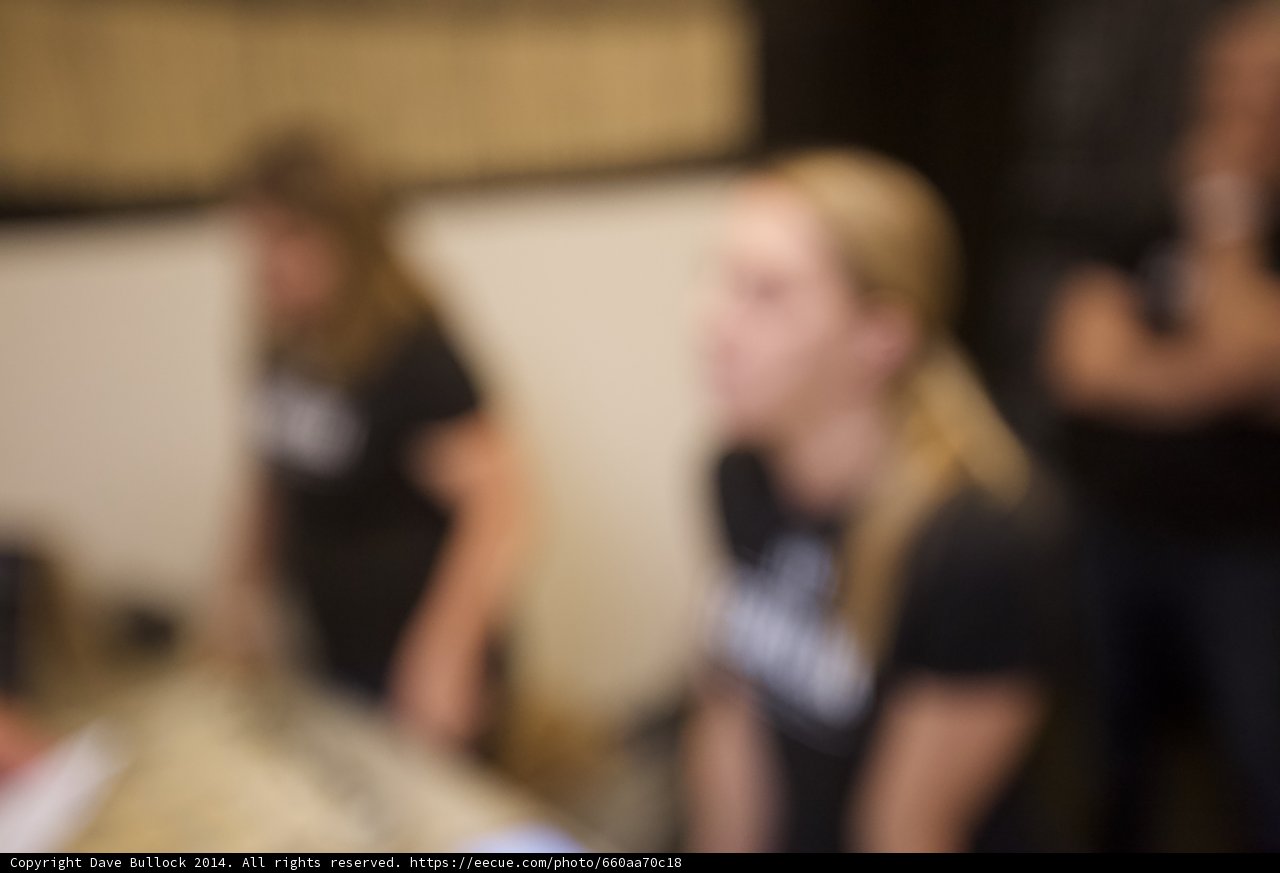 Blurred Beauty in Black