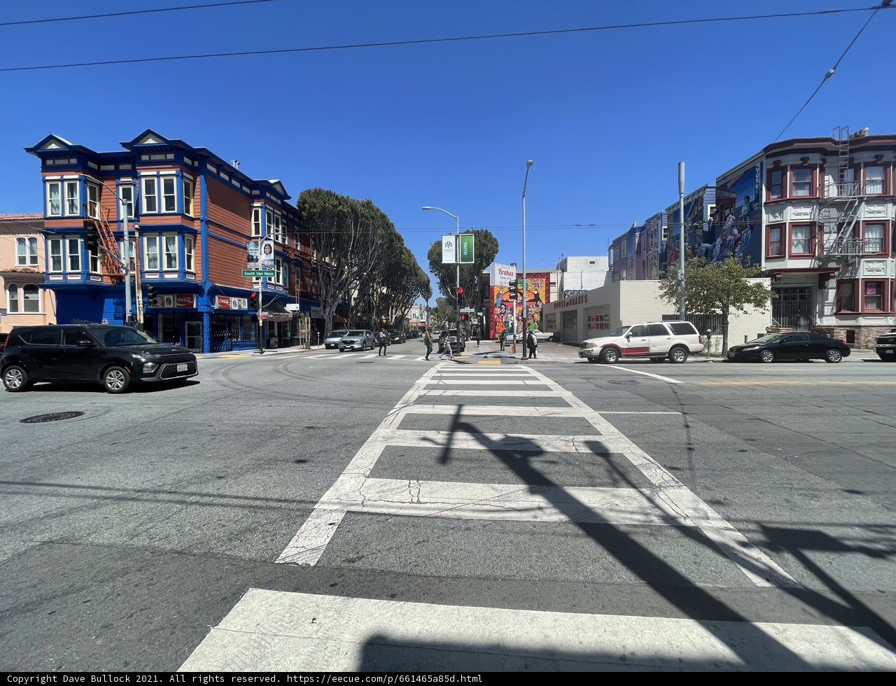 Busy Street in the Heart of San Francisco