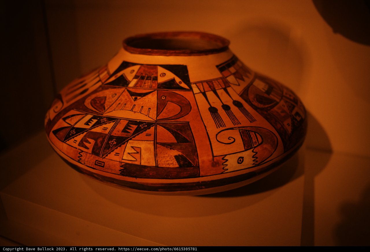 Artistic Vase Display at de Young Museum, 2023