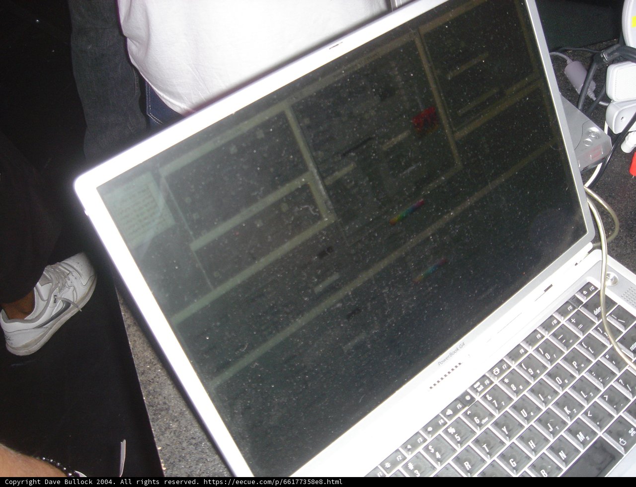Laptop on the Desk, Shoes on the Feet
