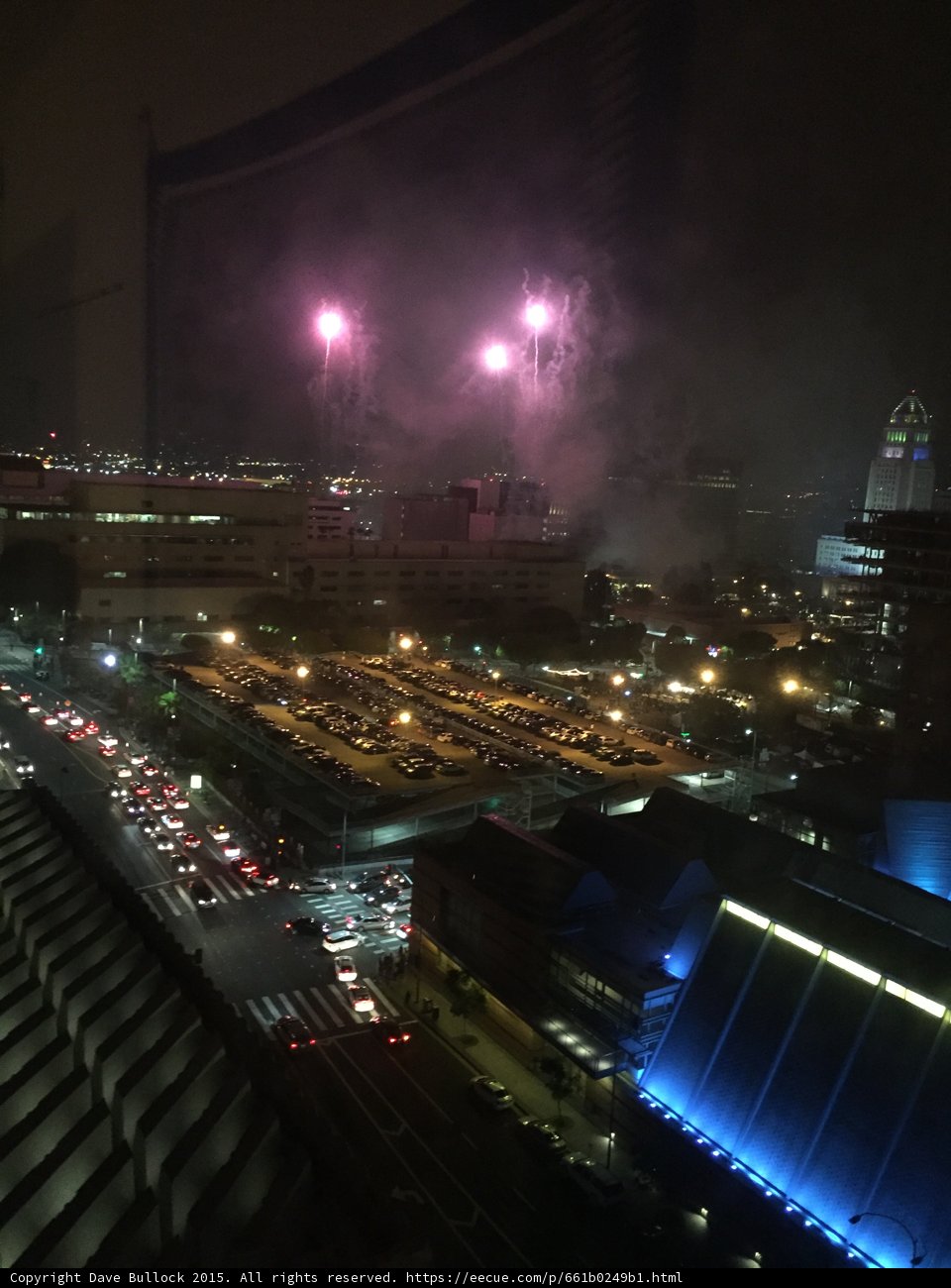 Twin Purple Fireworks