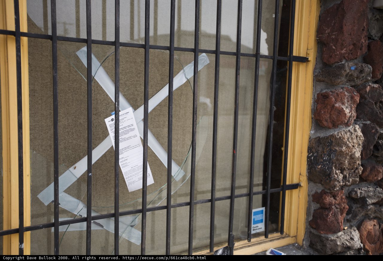 Cross on a Window