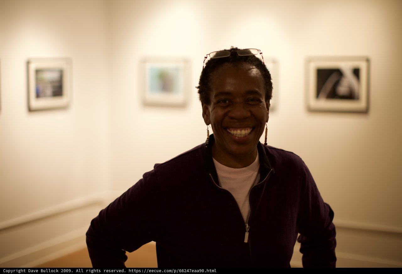Happy art lover