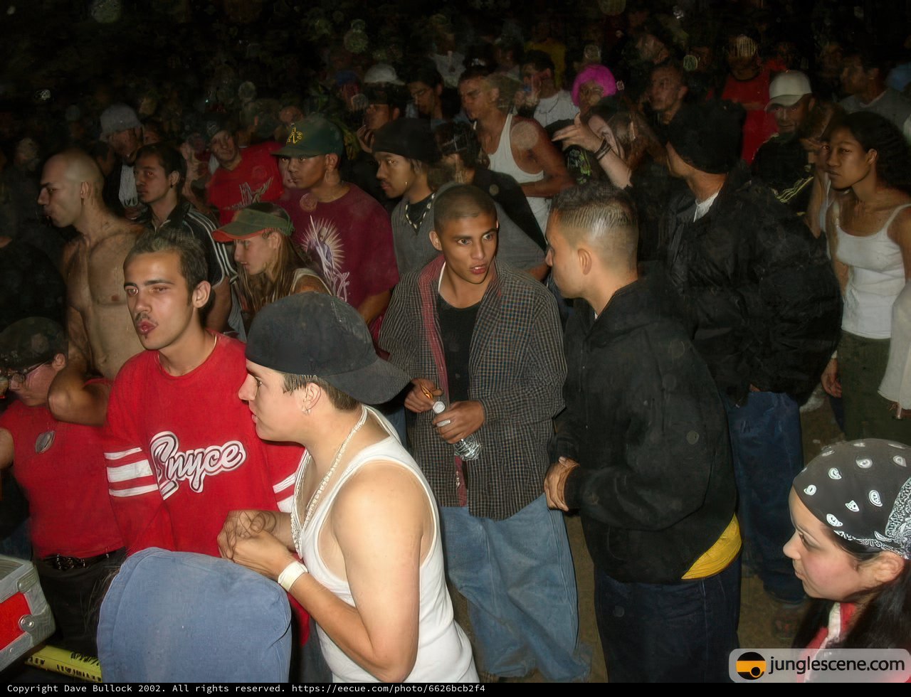 Red Shirt in a Sea of People