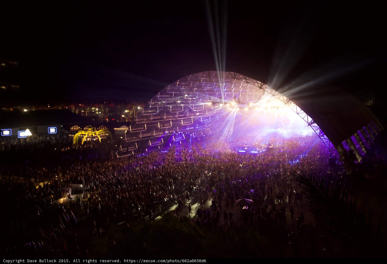 Illuminated Night at Coachella