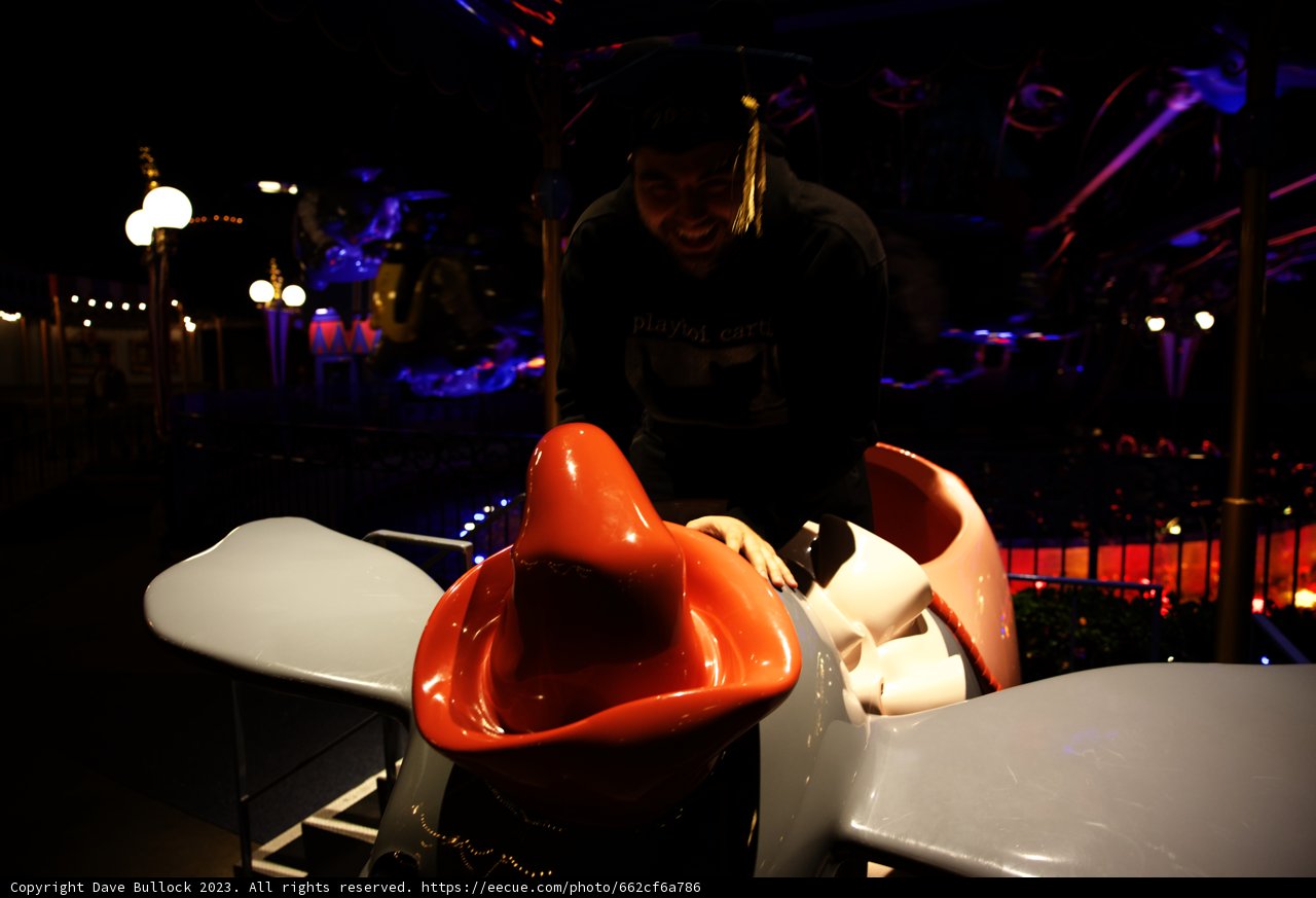 Thrilling Night Ride at Disneyland