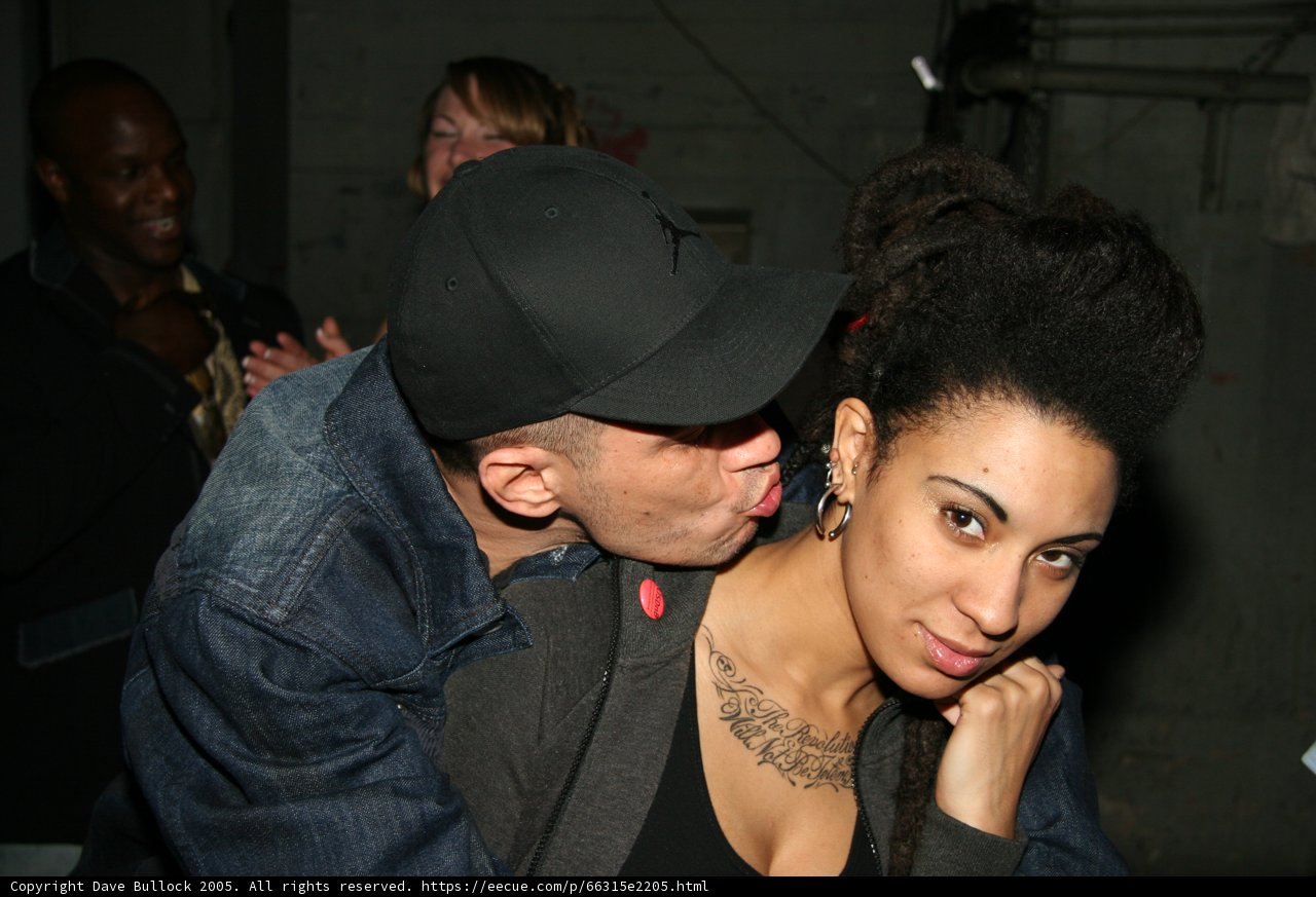 Affectionate Kiss Between Donald Cerrone and Jodi G
