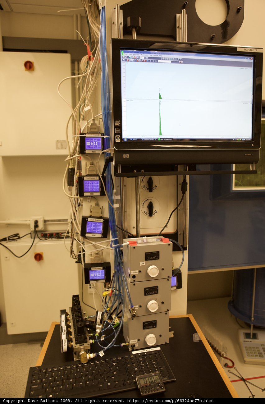 Computer Monitor in Micro Bio Chip Lab