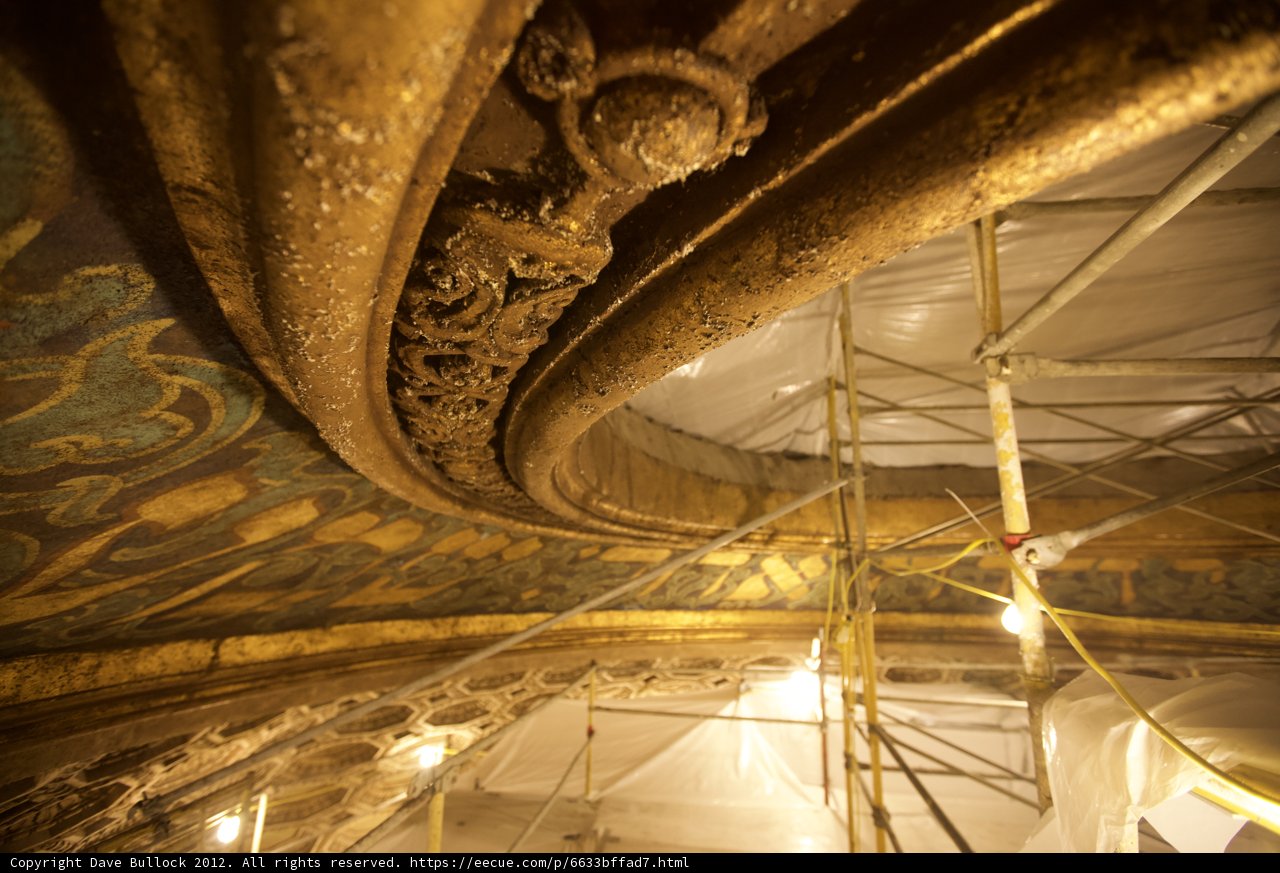 Restoration of an Ornate Temple Ceiling