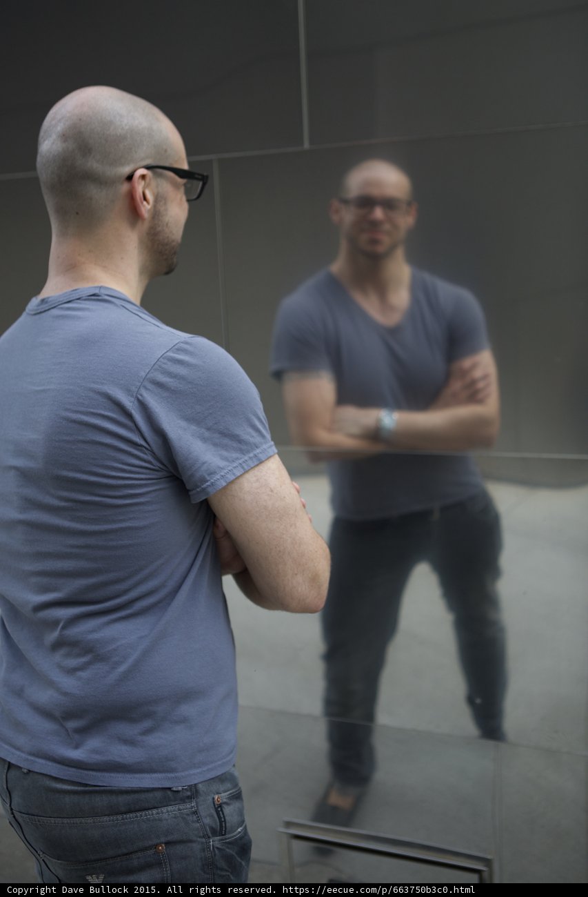 Contemplating Blurred Reflection