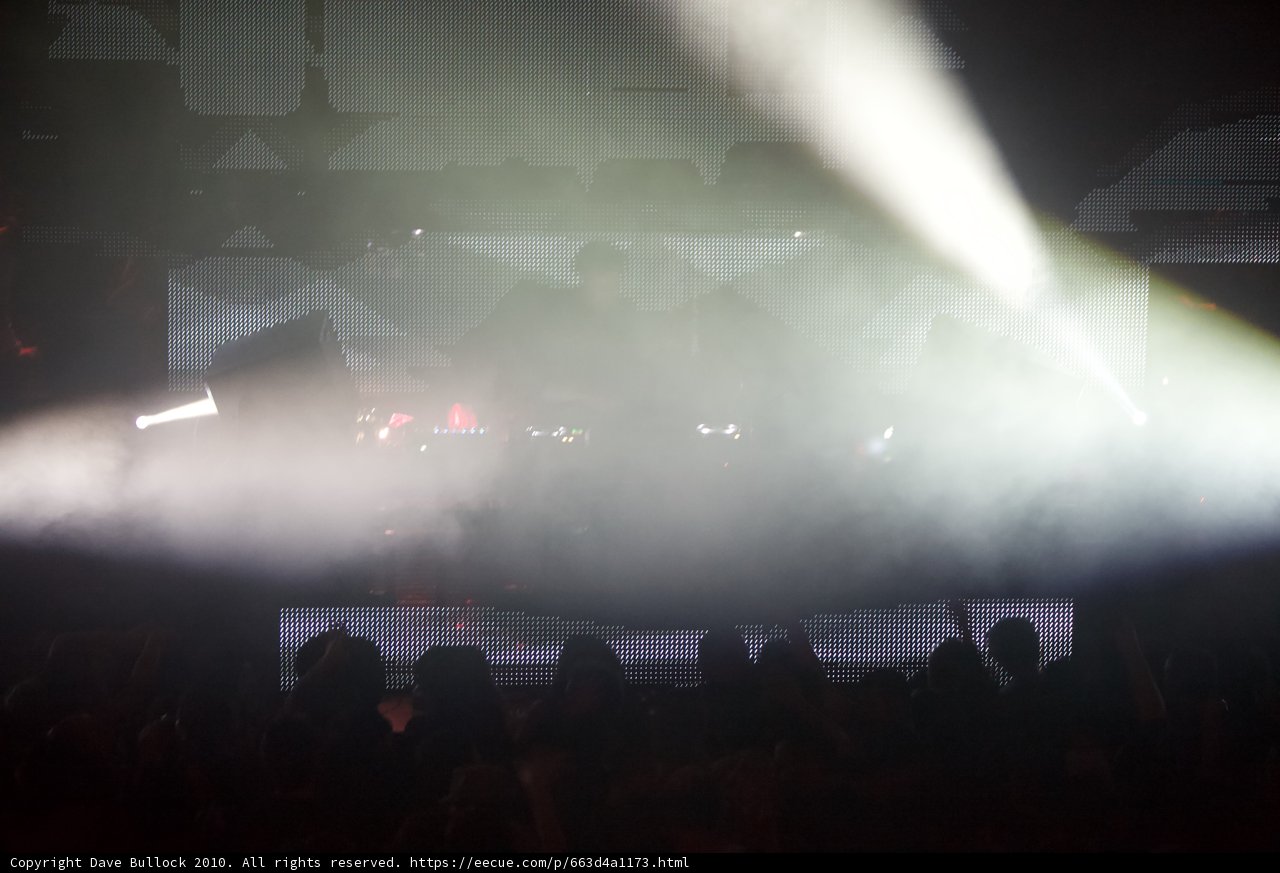 Spotlight Crowd at Sierra Madre Rock Concert