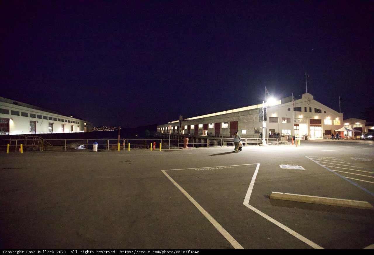 Midnight Transitions at the Fort Mason Airport