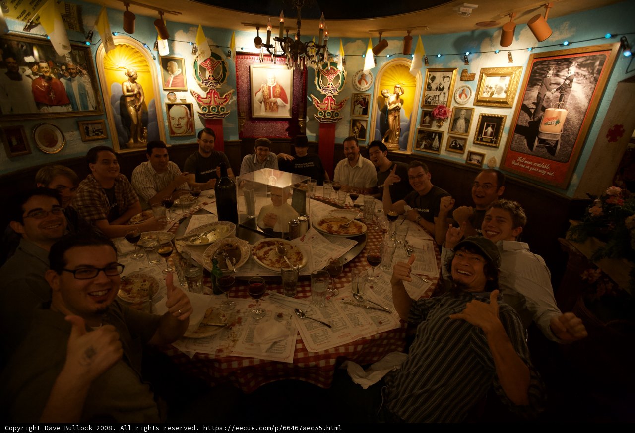 Gathering at the Restaurant