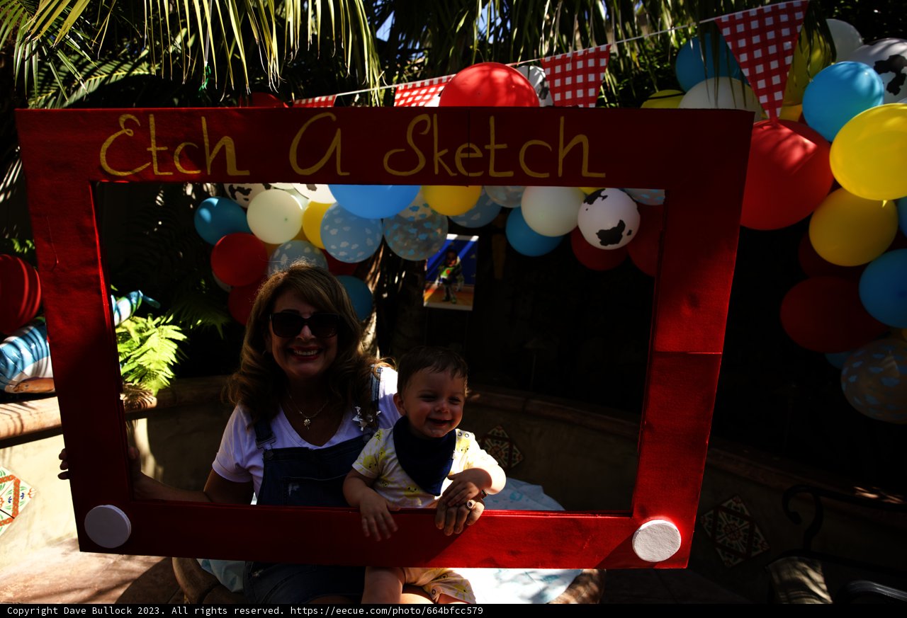 A Joyful Booth Moment at Wesley's First Birthday Bash