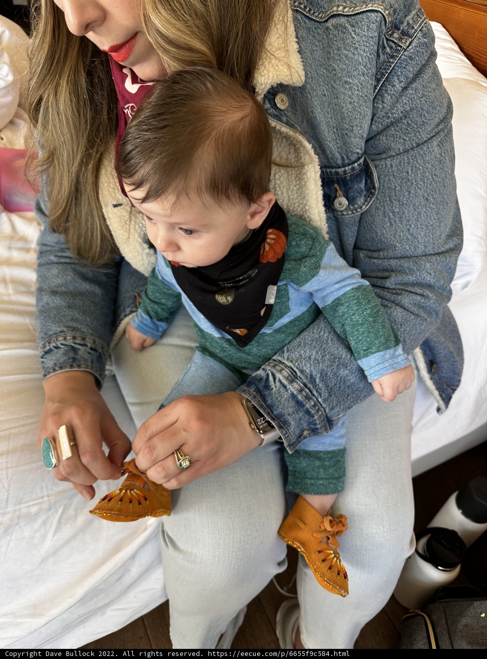 A Sweet Moment with Baby Wesley