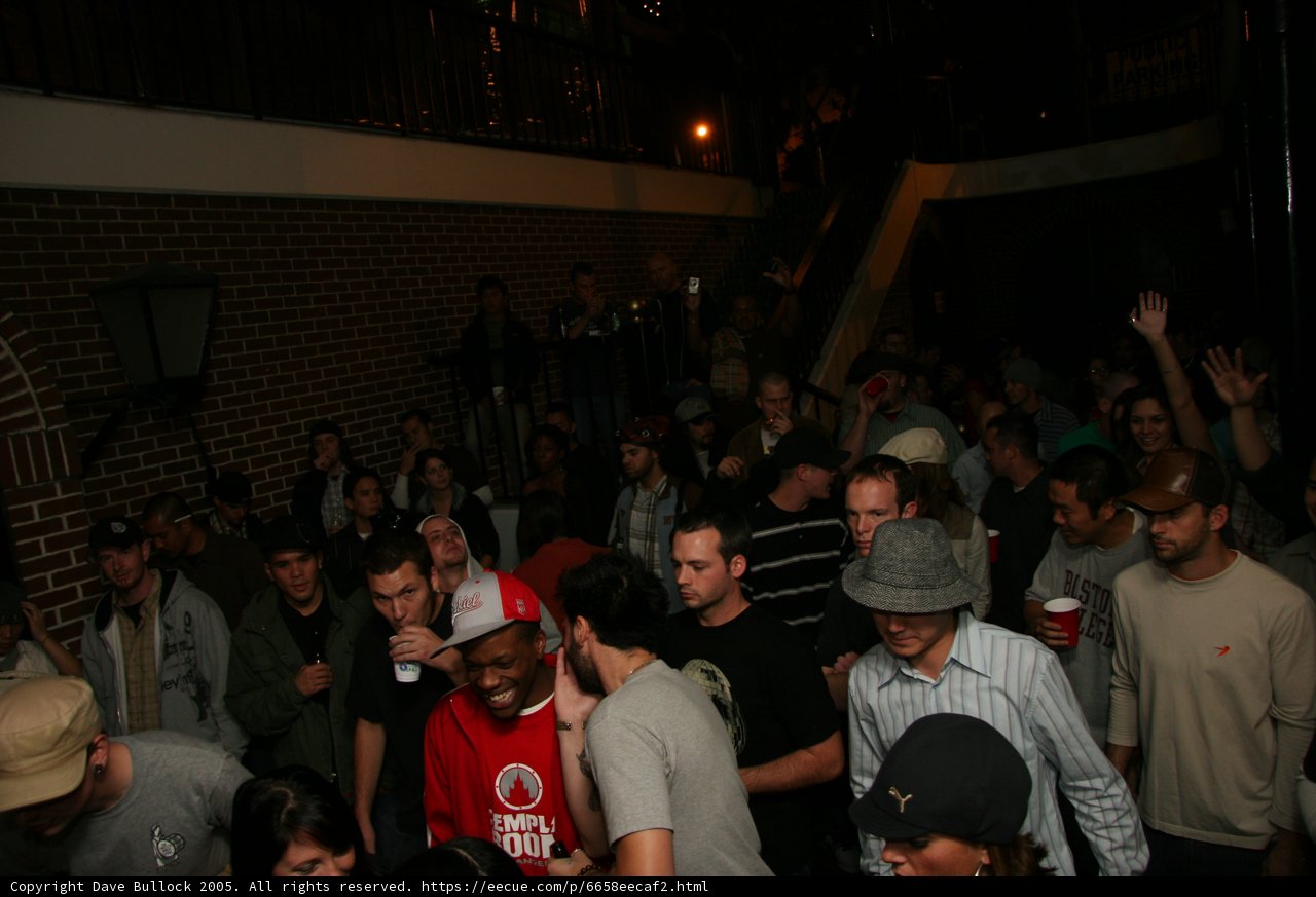 Urban Nightlife Crowd