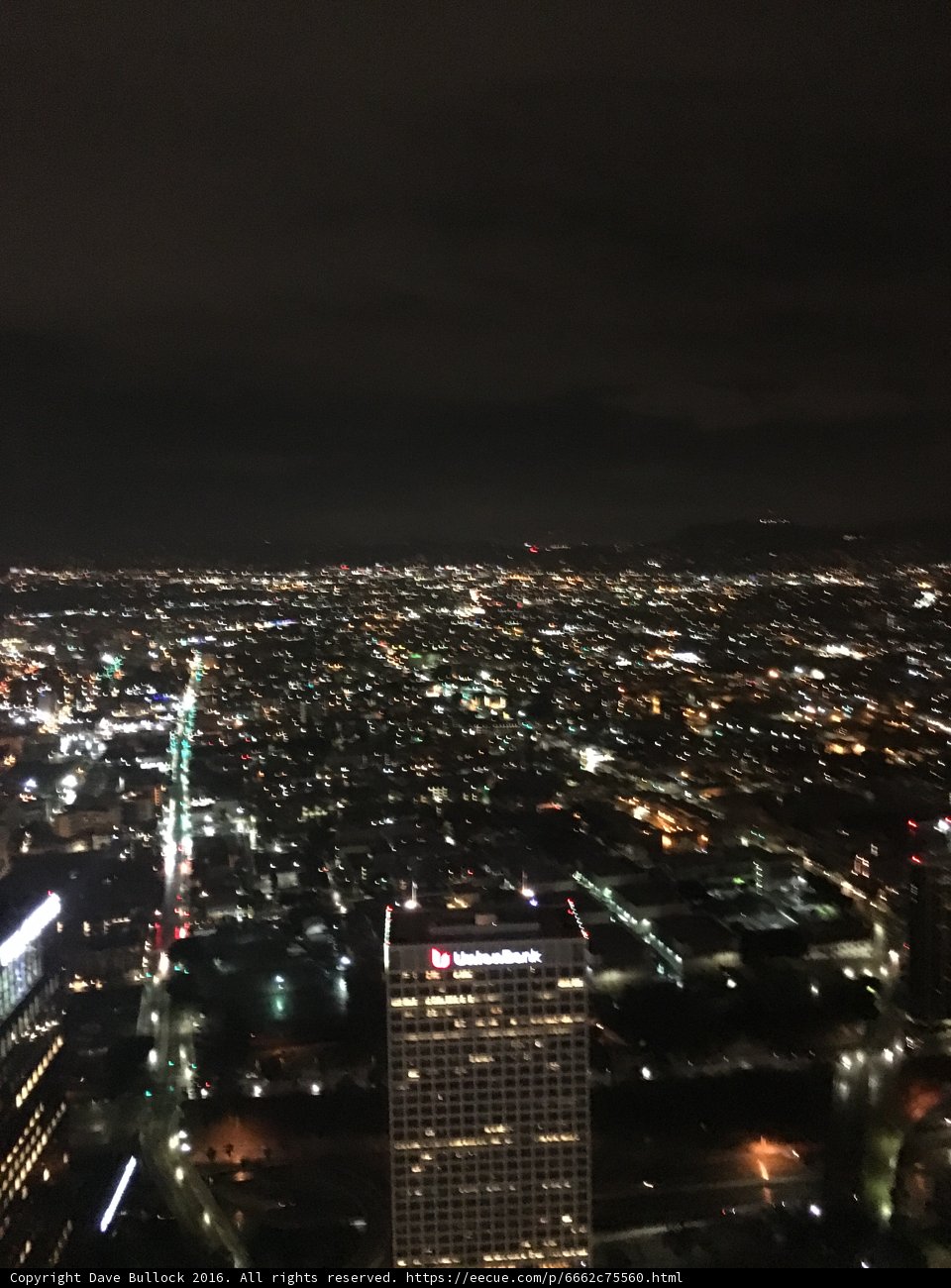 The Majestic Los Angeles Skyline at Night