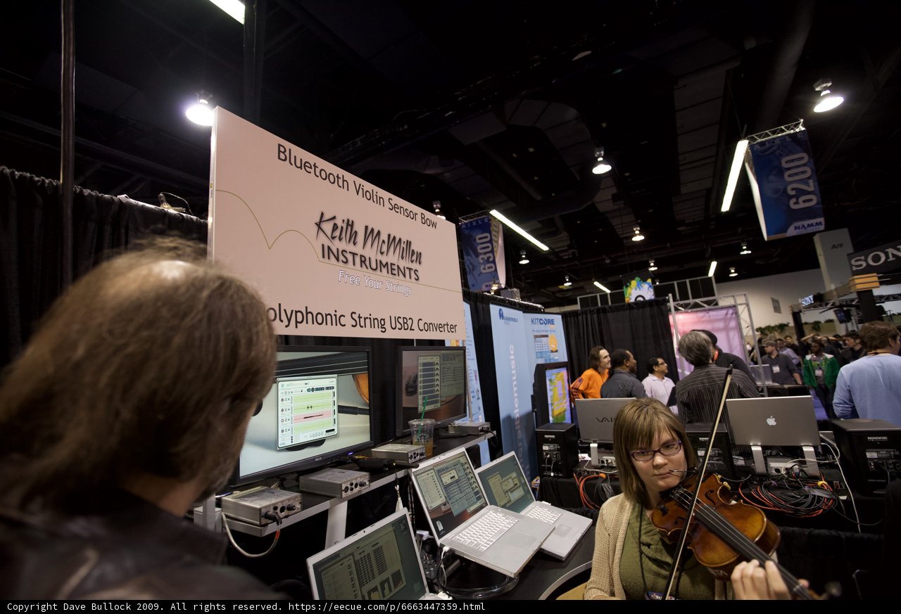 Violin and Computer Harmony