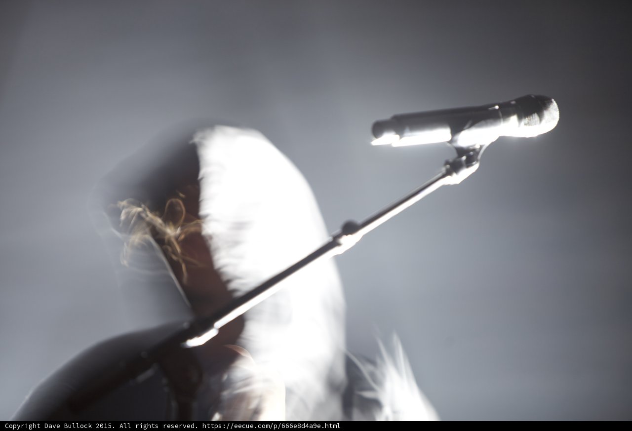 Hooded Performer Hair Motion