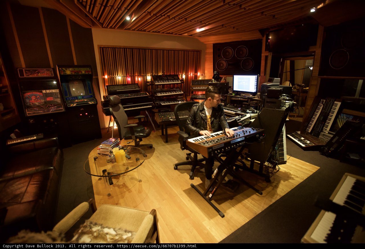 Studio Session with a Keyboardist