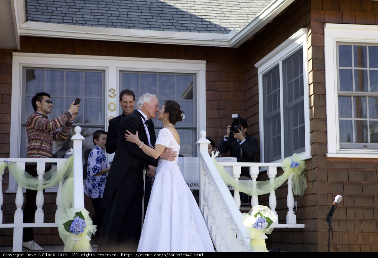 A Sweet Kiss on the Porch