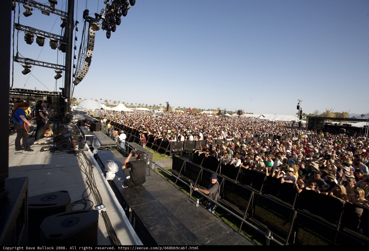 Richie Kavanagh rocking the crowd at Coachella 2008