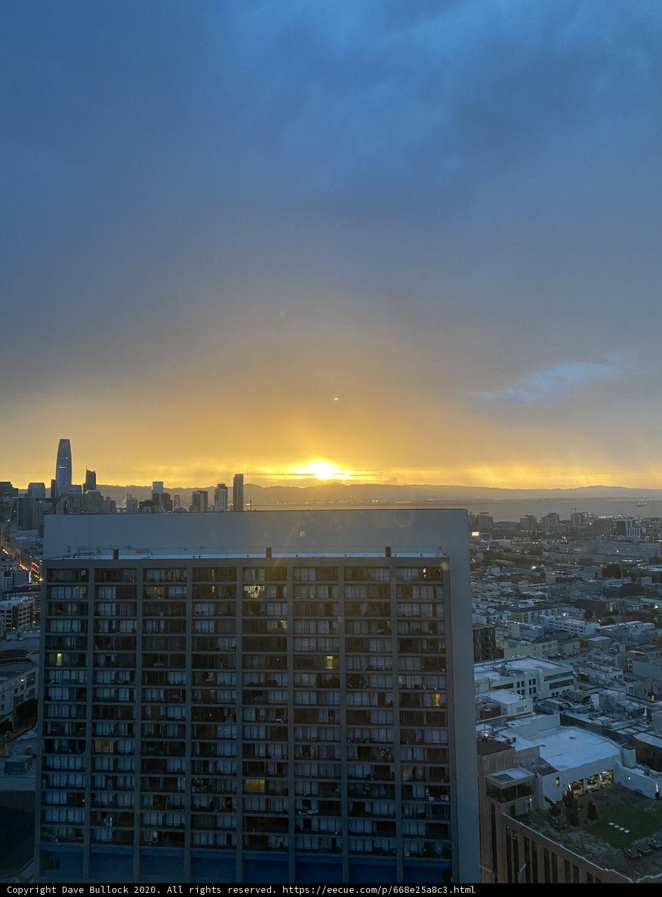 San Francisco Sunset Skyline
