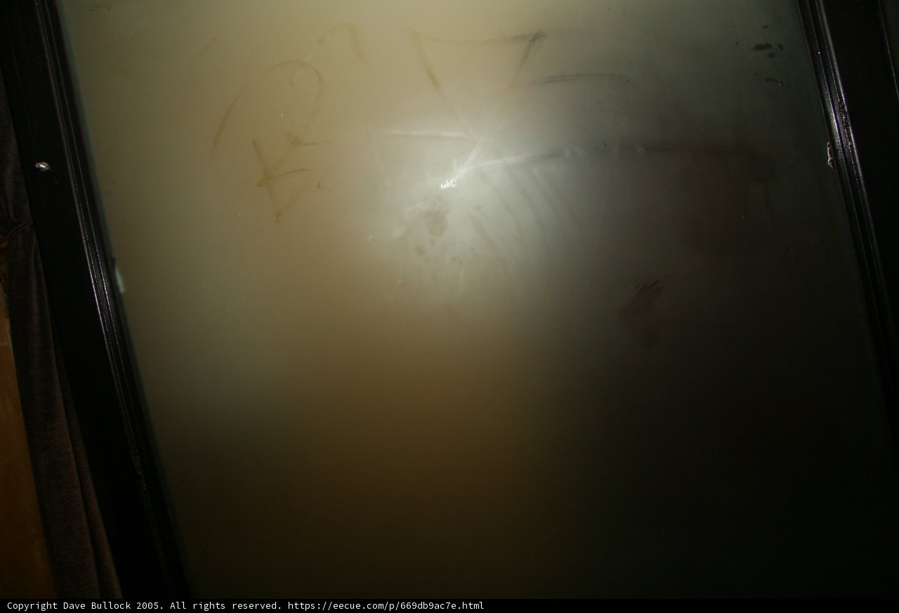 Frosted Graffiti Glass