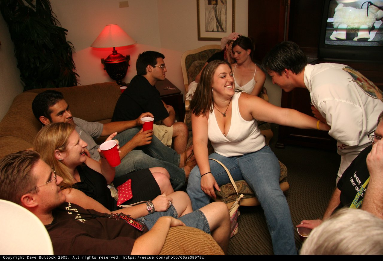 Lively Indoor House Party Gathering with Friends