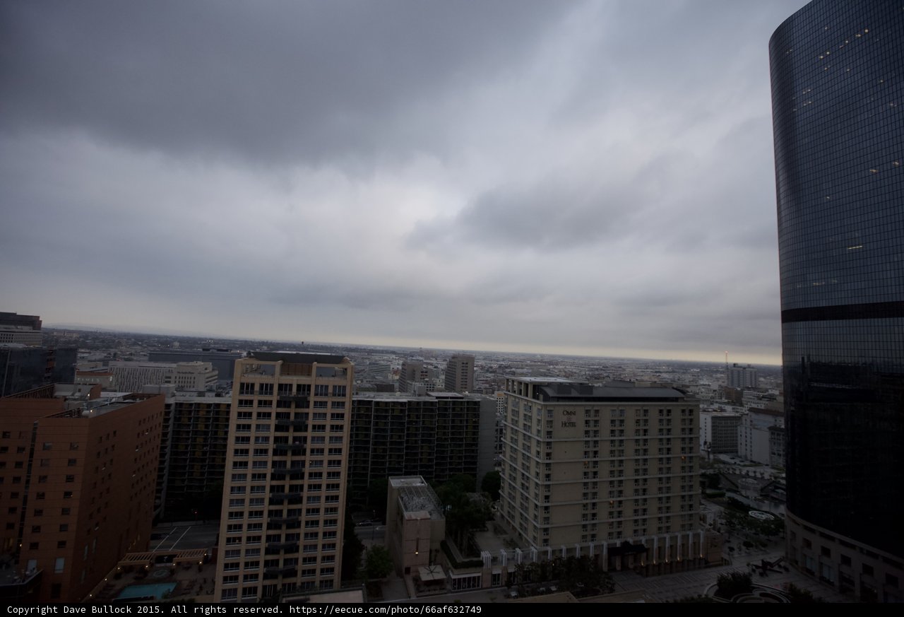 Panoramic Cityscape from a High-Rise Building