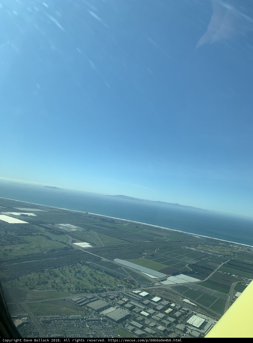 Window Seat Views: Ocean and Farmland
