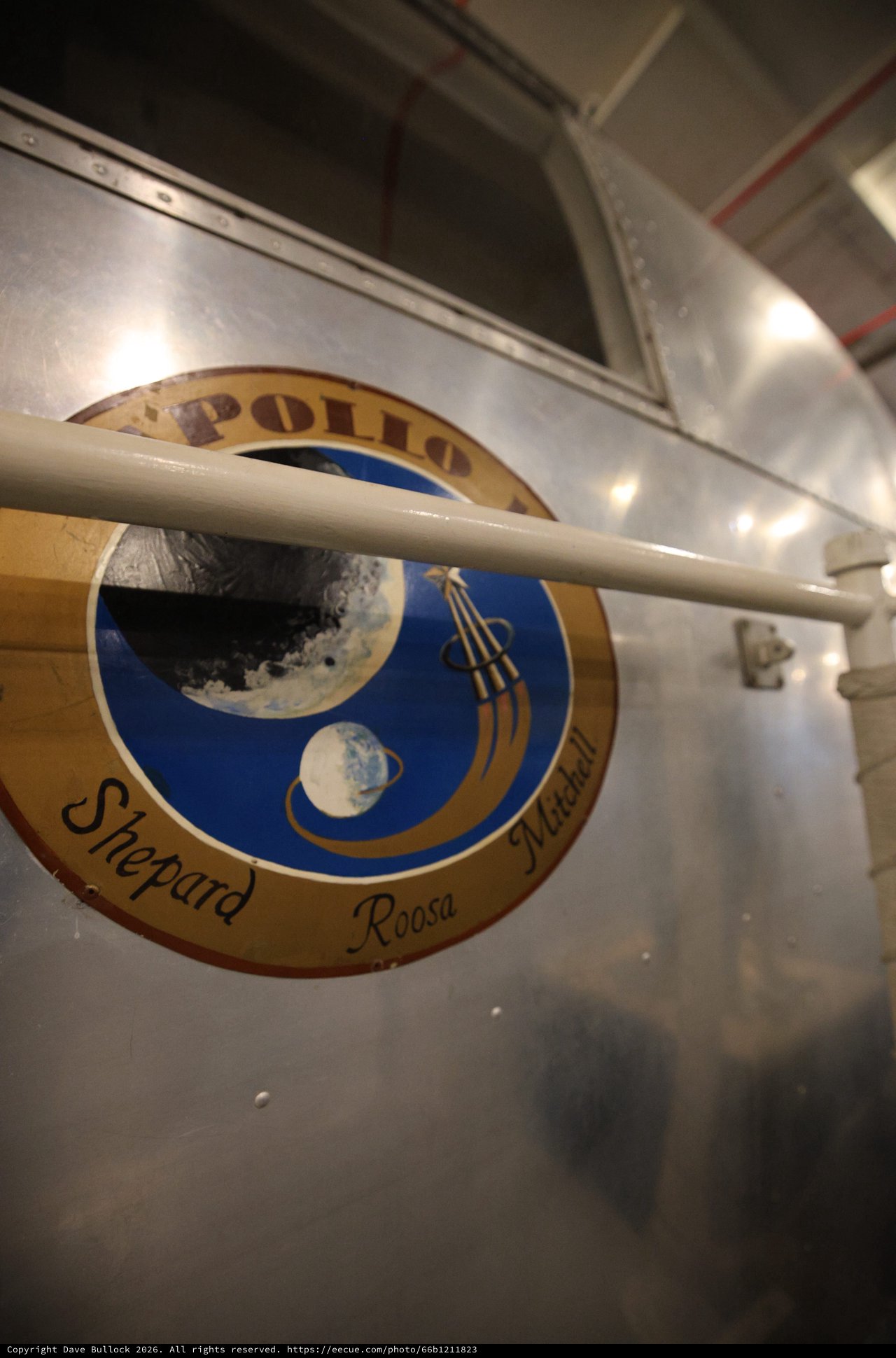 Apollo 8 Mission Emblem on USS Hornet Aircraft Carrier