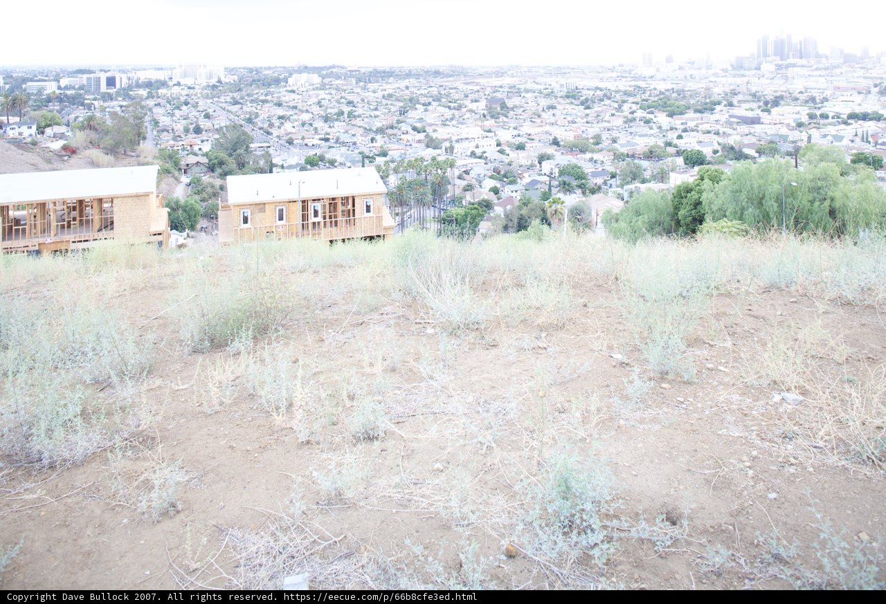 Hillside View of a Rural City