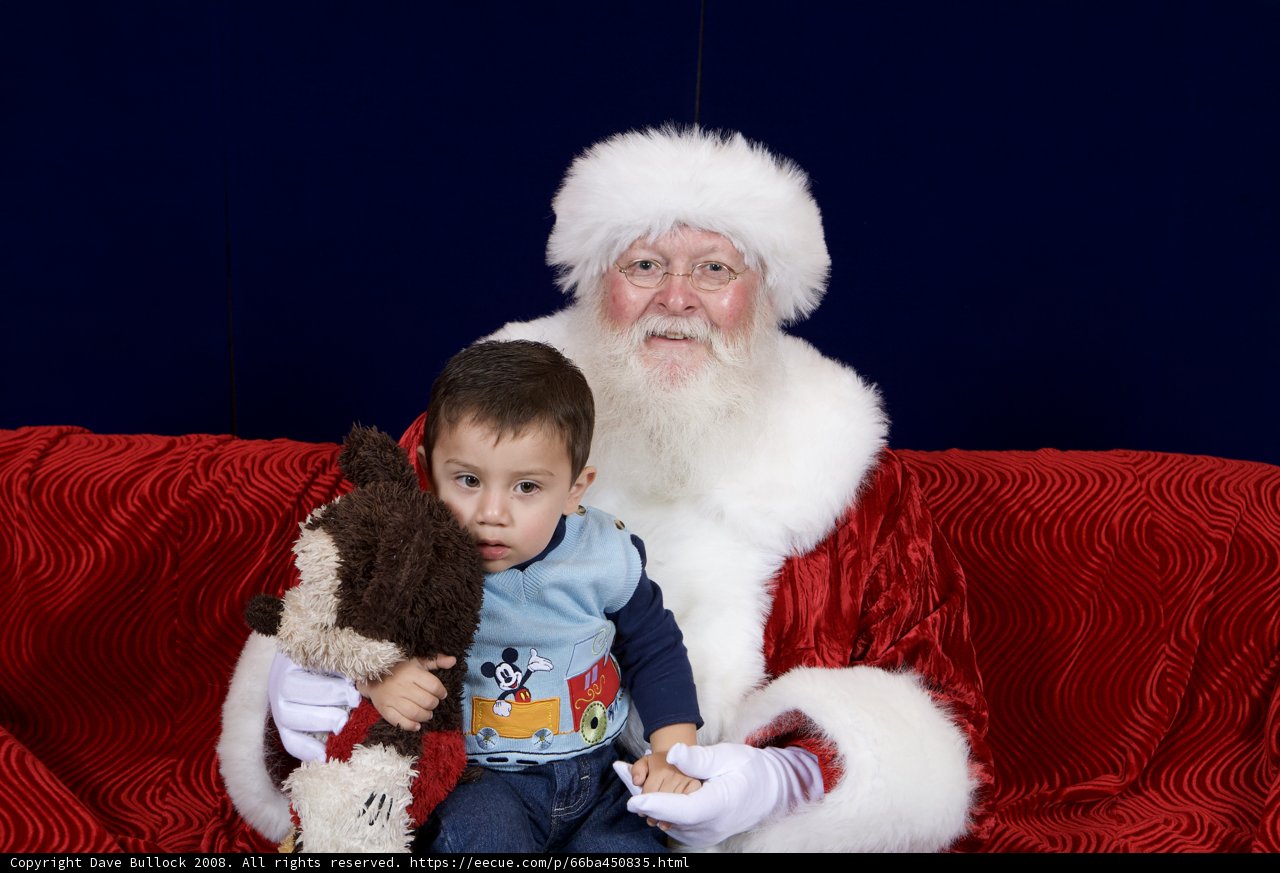 A Boy's First Meeting with Santa