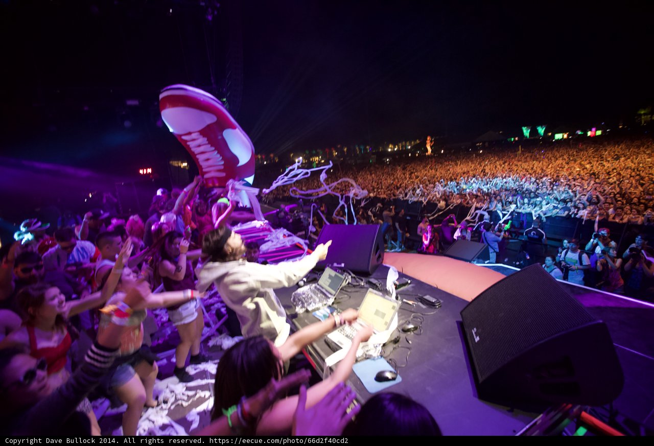The Night Lights of a Urban Concert