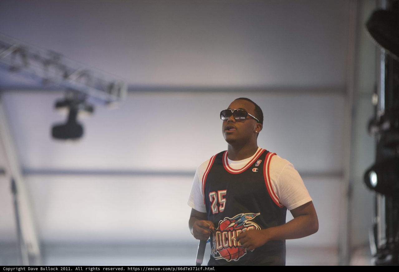 Domo Genesis rocking the stage at Coachella 2011