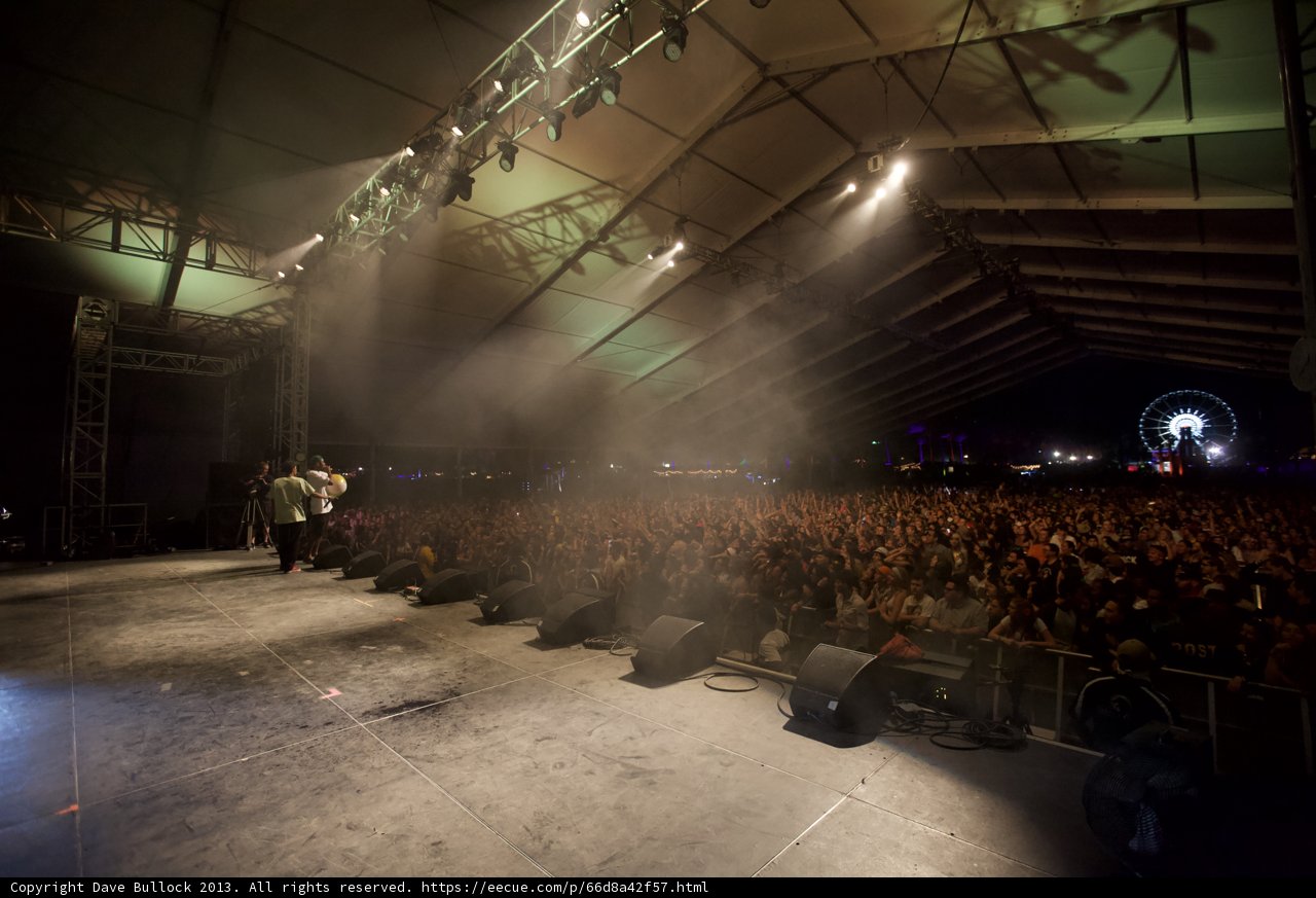 Edge Rocks Coachella Stage