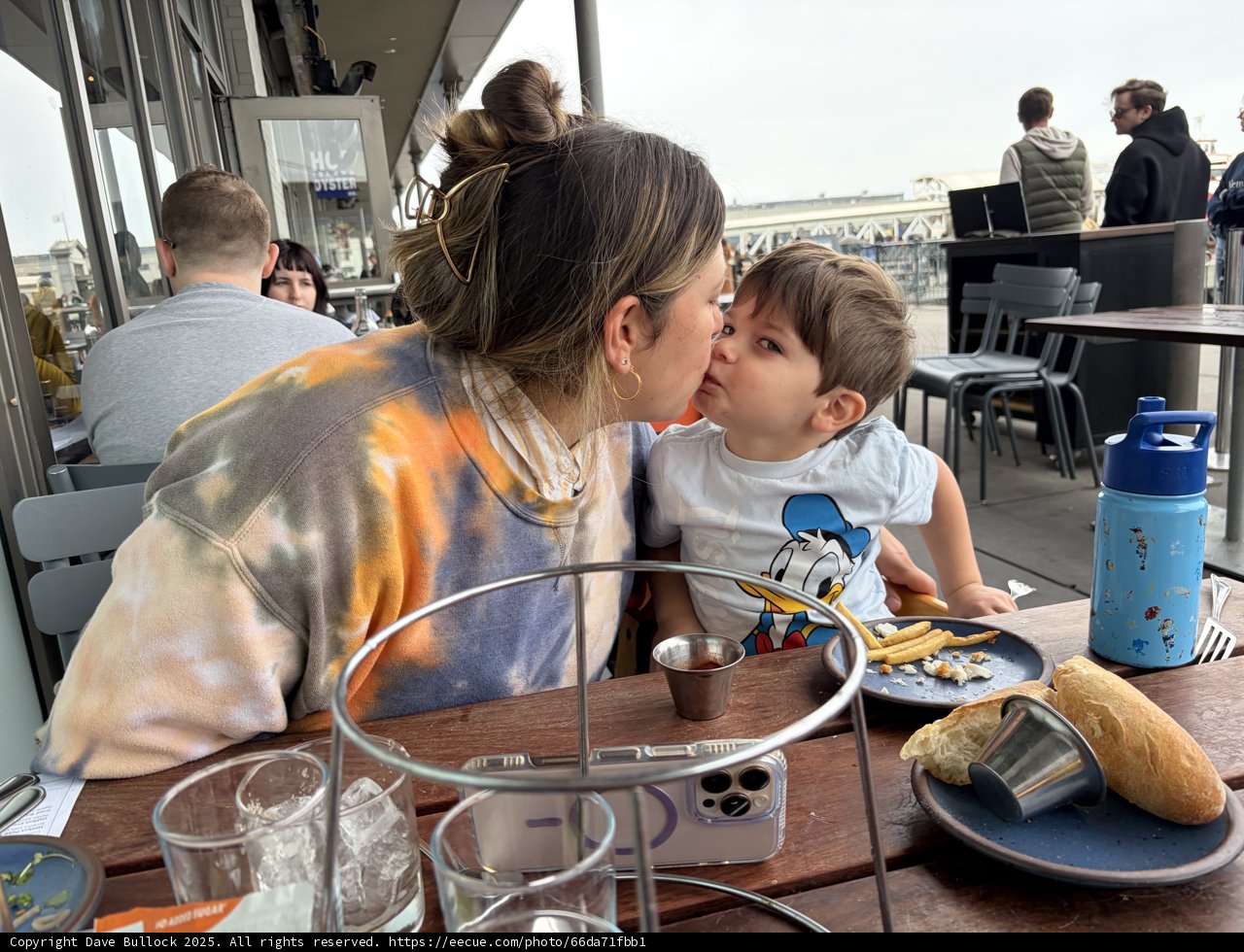A Tender Moment at Lunch