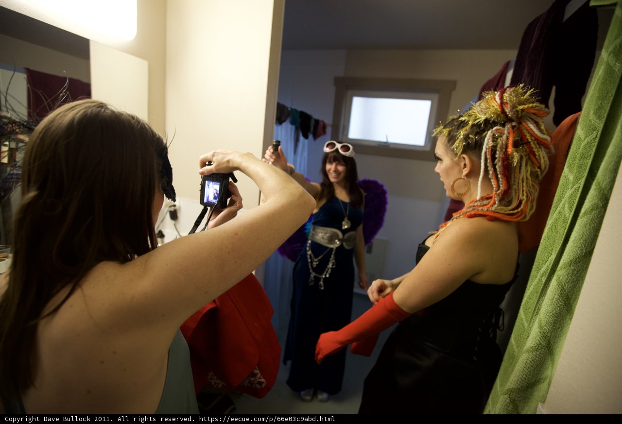 Mirror Selfie in Wedding Attire
