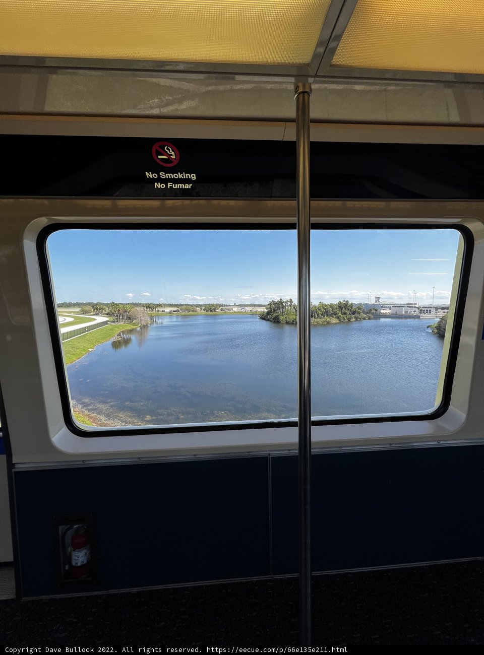 Lake View from Inside the Train