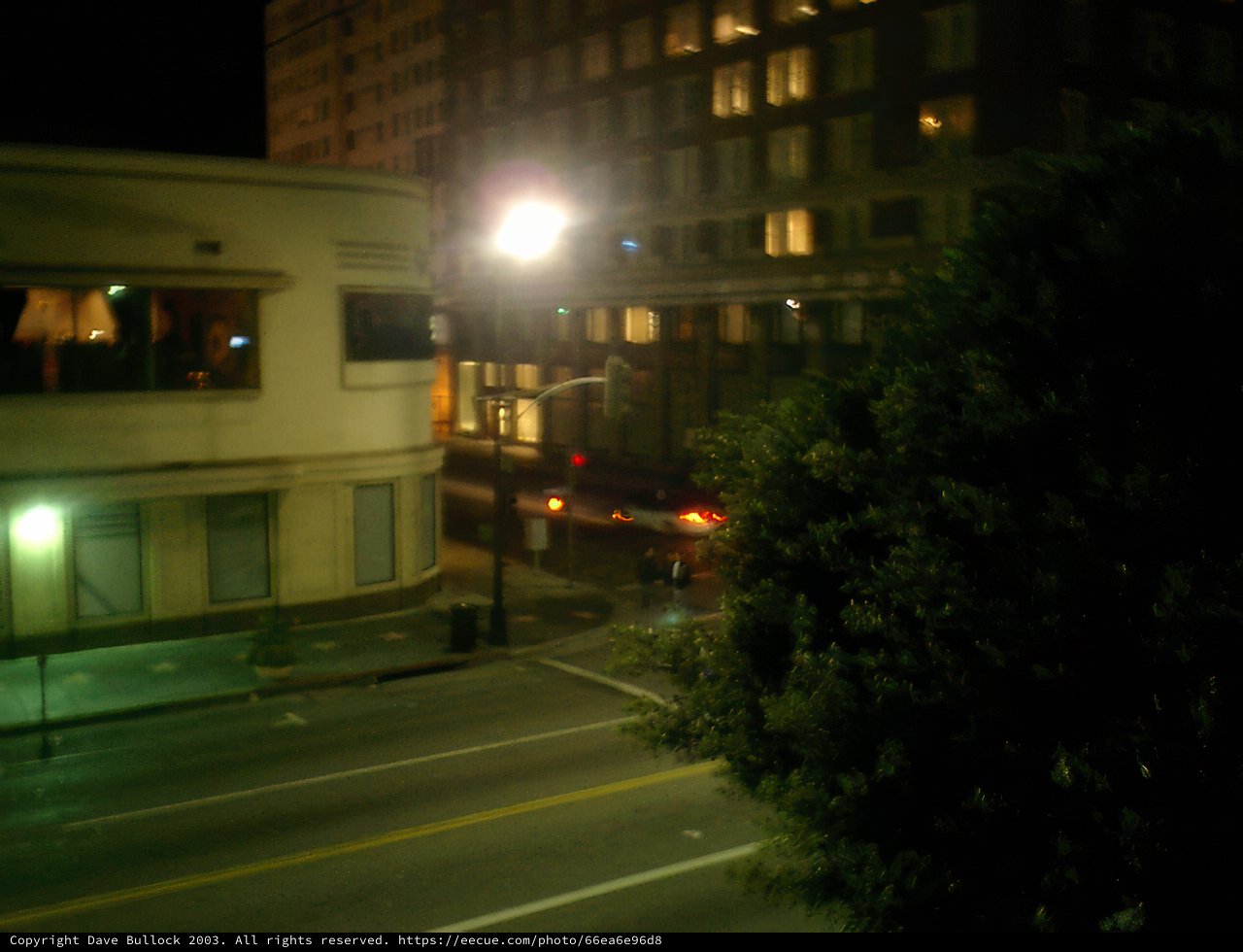 Illuminated Urban Nightscape