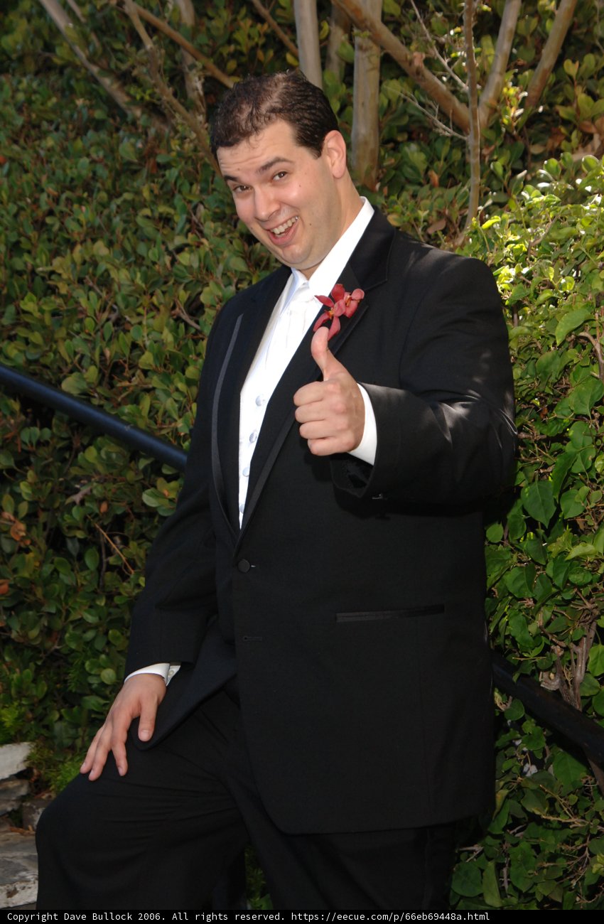 Thumbs Up in Tuxedo