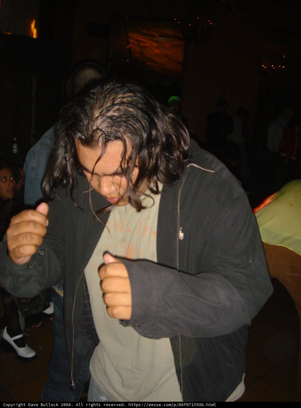 Long-Haired Man at the Club