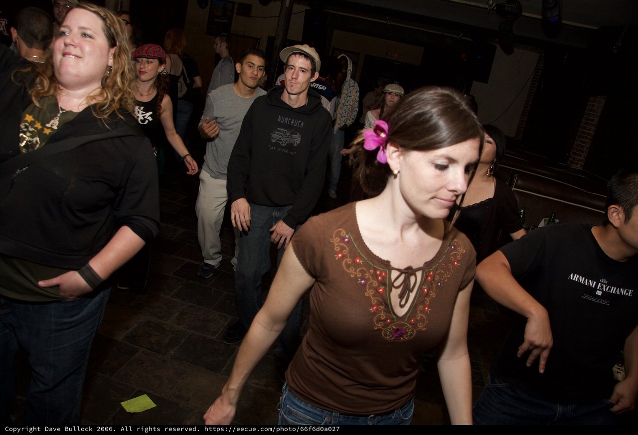 Night Out Dancing at a Crowded Indoor Venue
