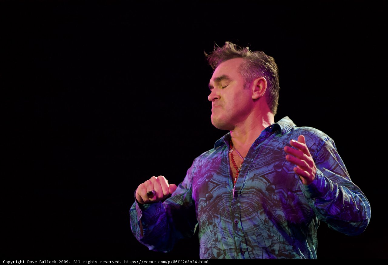Morrissey's Hand Gestures at Coachella 2009