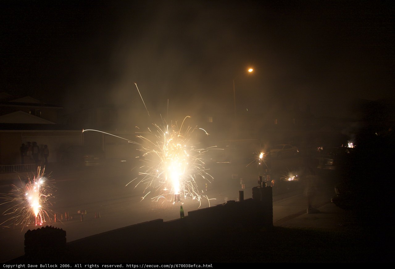 Explosive Fireworks Display