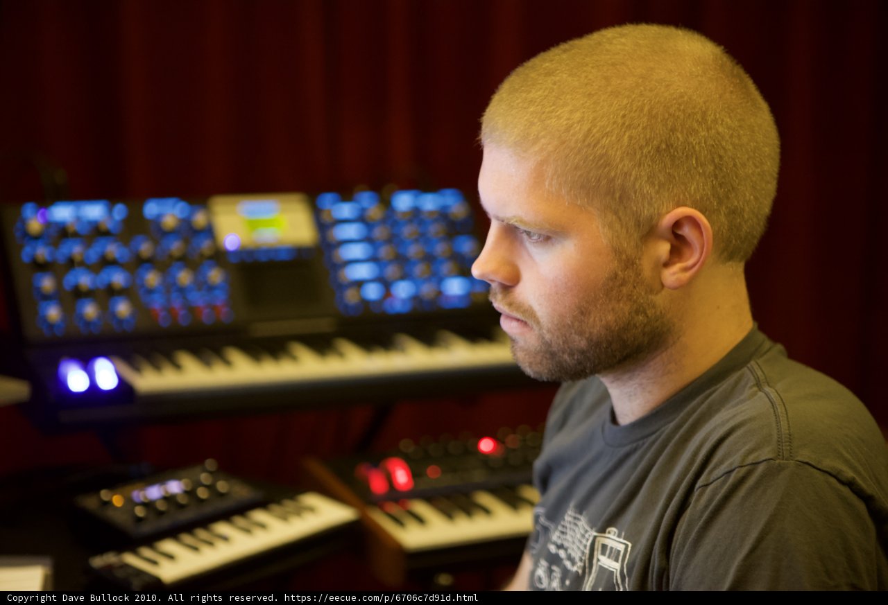 Morgan Page Creating Music on Keyboard